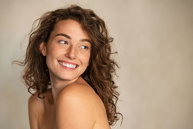 Beautiful smiling woman