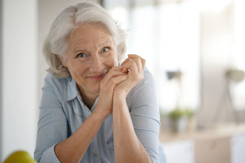 Portrait of a smiling senior woman